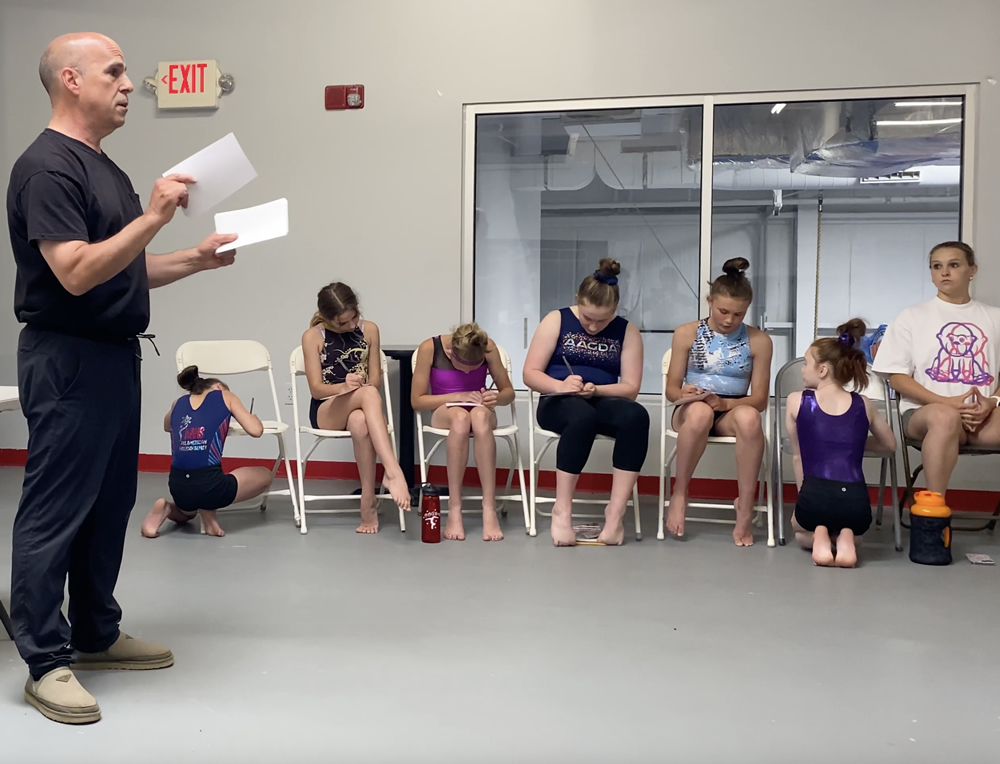 All American Gymnastics performance psychology workshop session 4